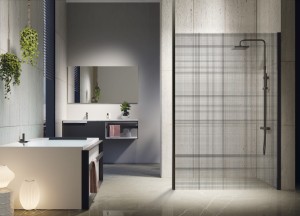 Kuadra H Design douchewand | Novellini