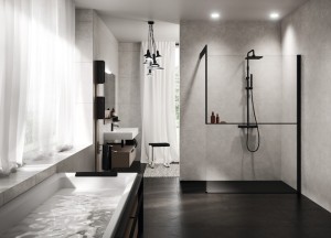 Kuadra H Kit Frame douchewand | Novellini - Novellini