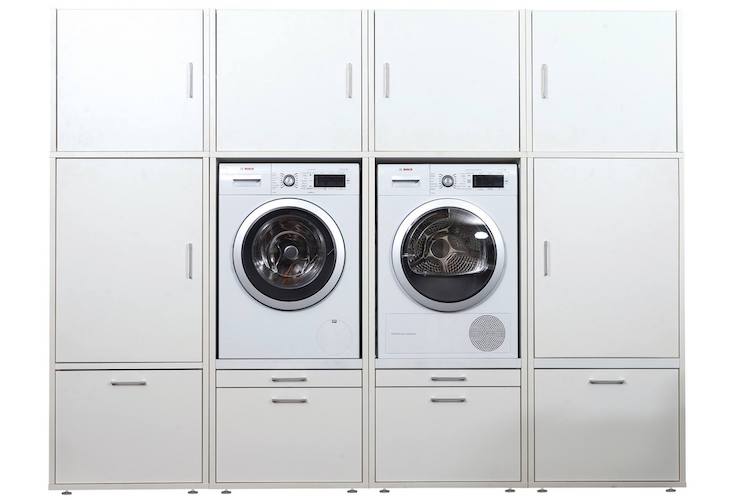 Functionele wandkast bijkeuken | Wastoren