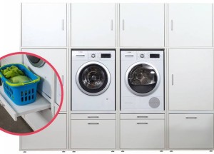 Wasruimte bijkeuken | Wastoren