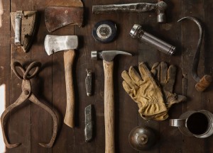 Eiken gebinten tafel