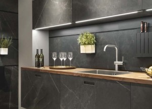 Design keuken met marmer look | next125