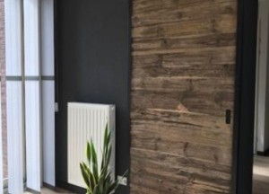 Industriële loftdeur wrakhout - Woodindustries