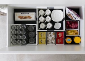 Verstelbare vakverdeler keukenlade | Orgalux - Orgalux