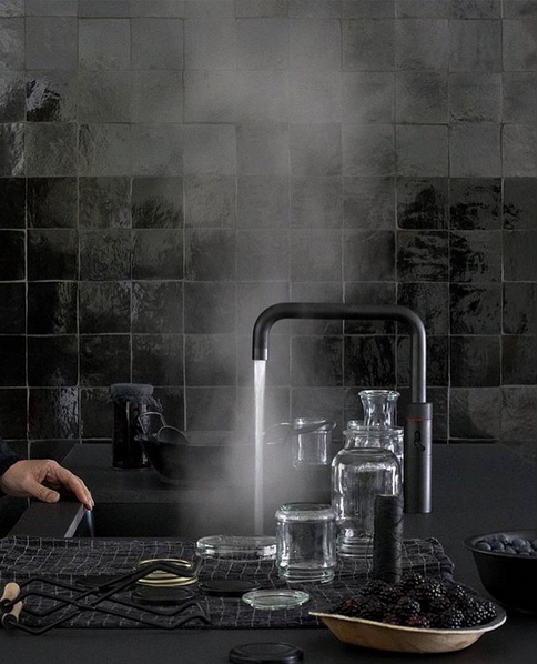 Kokendwaterkraan in zwart | Quooker