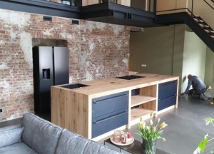 Strak eiken keukeneiland | RestyleXL - RestyleXL