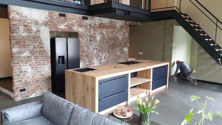 Strak eiken keukeneiland | RestyleXL