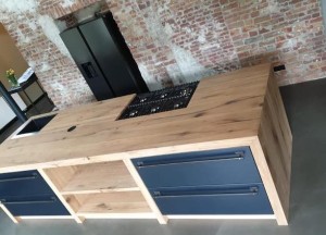 Strak eiken keukeneiland | RestyleXL