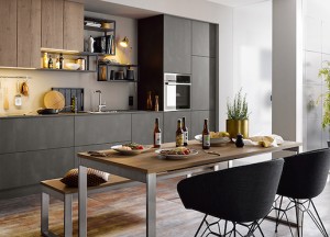 Moderne donkere keukens | Schüller