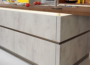 Industriële keuken met betonlook | Schüller