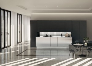 Design keuken in grafietzwart en RVS | SieMatic - SieMatic