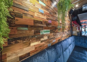 Teakwall Scrapwood pannel Art Mat - Woodindustries