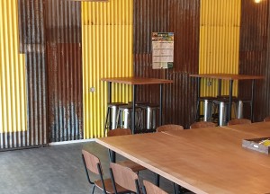 Golfplaat mix roest en geel - Woodindustries