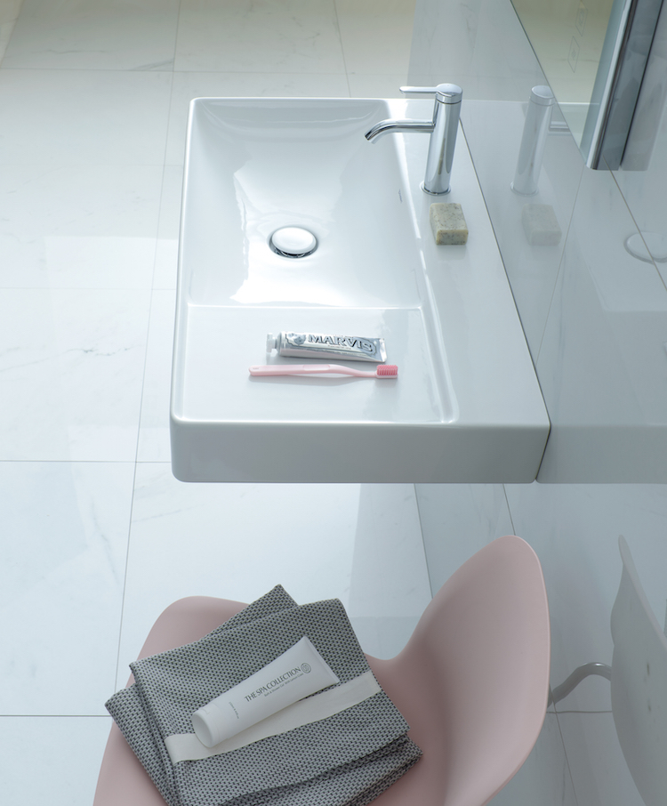 Asymmetrische wastafel | Duravit