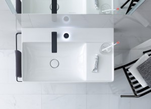 Asymmetrische wastafel | Duravit