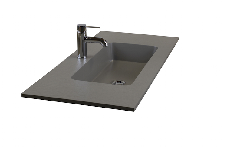 Solid stone wastafel Neo