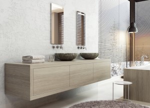 Duoset waskom Basaltrock - H&amp;R Badmeubelen