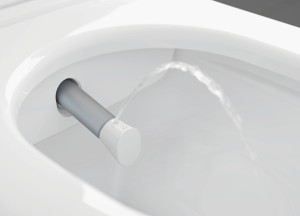 Zwart toilet douche-wc ViClean-I 100