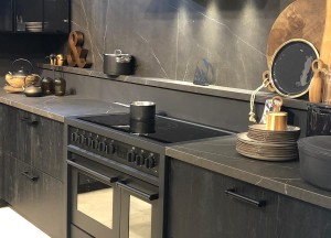 Inductiefornuis All Black 2 ovens - Steel