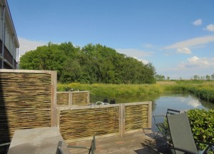 Natuurlijke schutting van wilgentenen | Wilhout