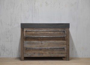 Badkamermeubel van oud barnwood | RestyleXL - RestyleXL
