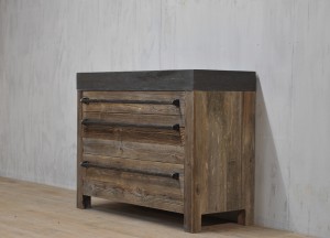 Badkamermeubel van oud barnwood | RestyleXL