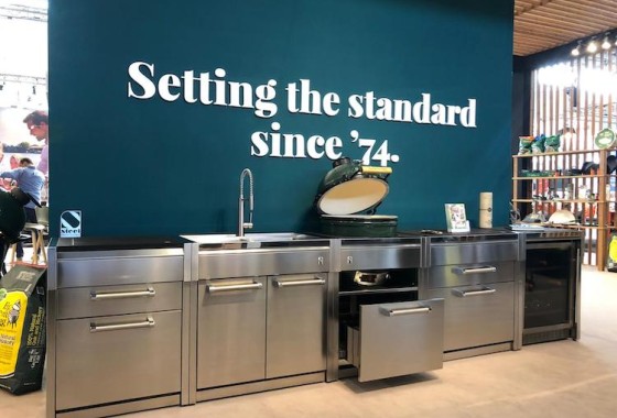 Buitenkeuken met green egg | Steel - Steel