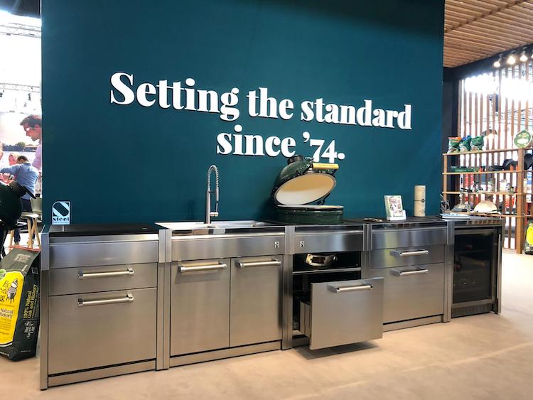 Buitenkeuken met green egg | Steel