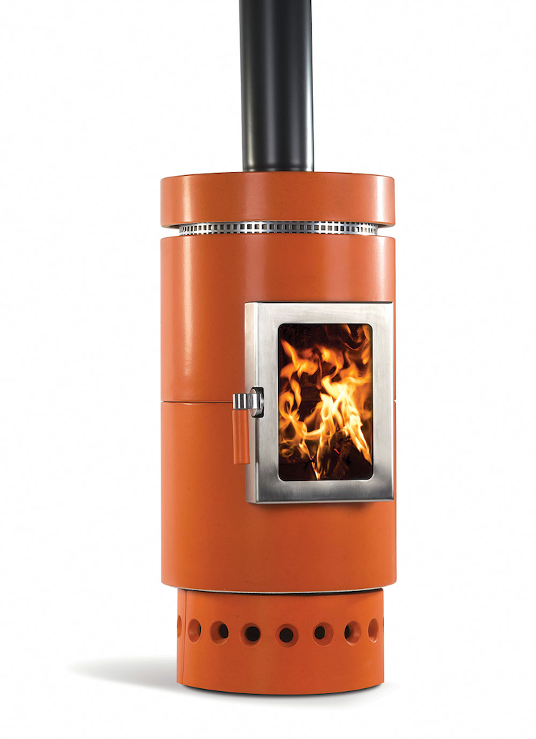 Moderne houtkachel van keramiek | Art of Fire