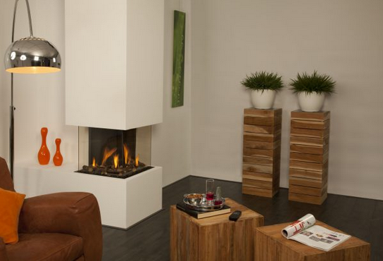 Op de hoek haard | Trimline Fires
