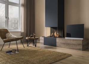 Panorama inbouw gashaard | Trimline Fires - Trimline Fires