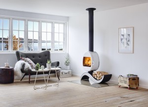 Ronde design haard | Scan