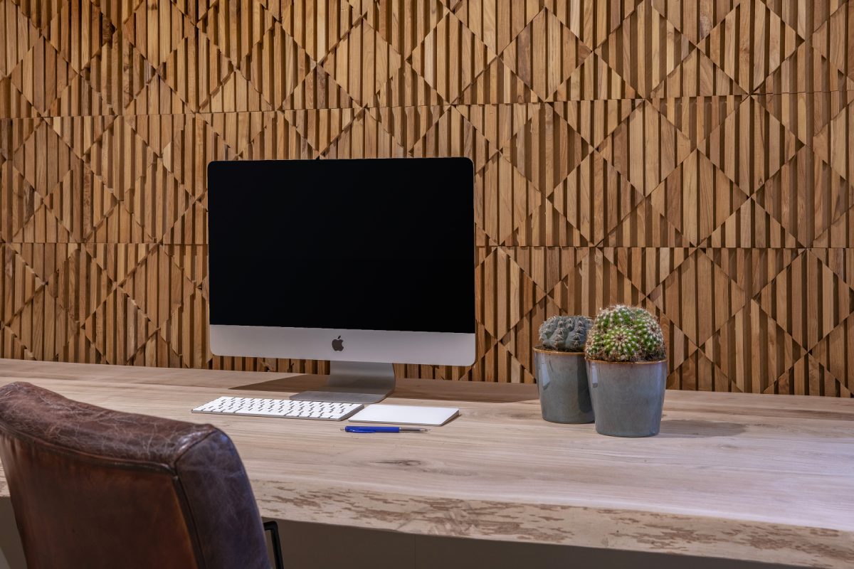 Teakwall wandbekleding