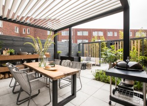 Massief eiken boomstamtafel - Woodindustries