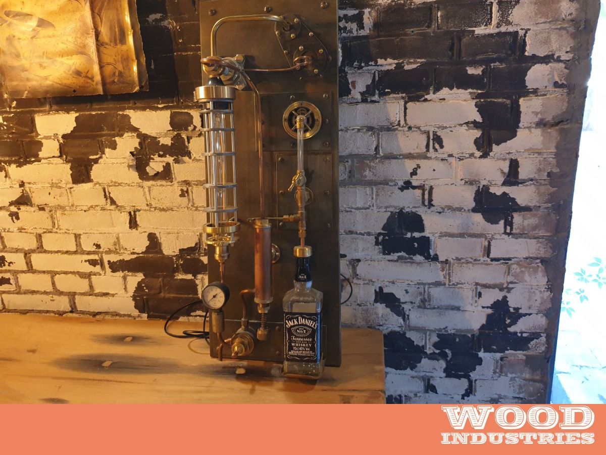 Industriële lamp voor mancave