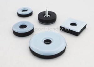 Teflon-disc met schroef | Floorfriendly - Floorfriendly