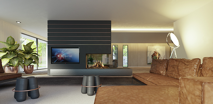 Roomdivider Gashaard Kalfire GP115/75R