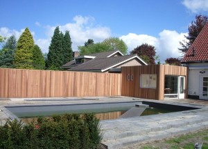Houten poolhouse | MG Houtbouw - MG Houtbouw