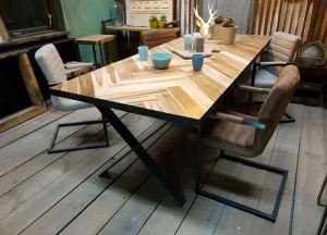 Visgraat tafel | Woondindustries