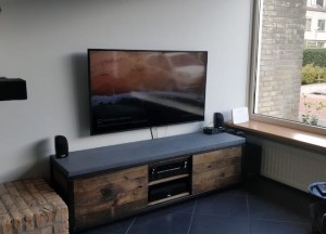 Industrieel tv meubel | Woodindustries - Woodindustries