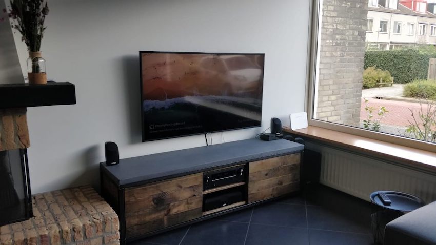 Industrieel tv meubel | Woodindustries