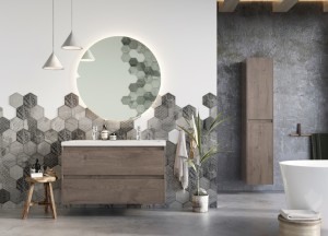 Badmeubel van massief eiken | H&amp;R Badmeubelen - H&amp;R Badmeubelen