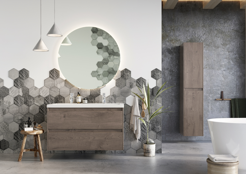 Badmeubel van massief eiken | H&R Badmeubelen