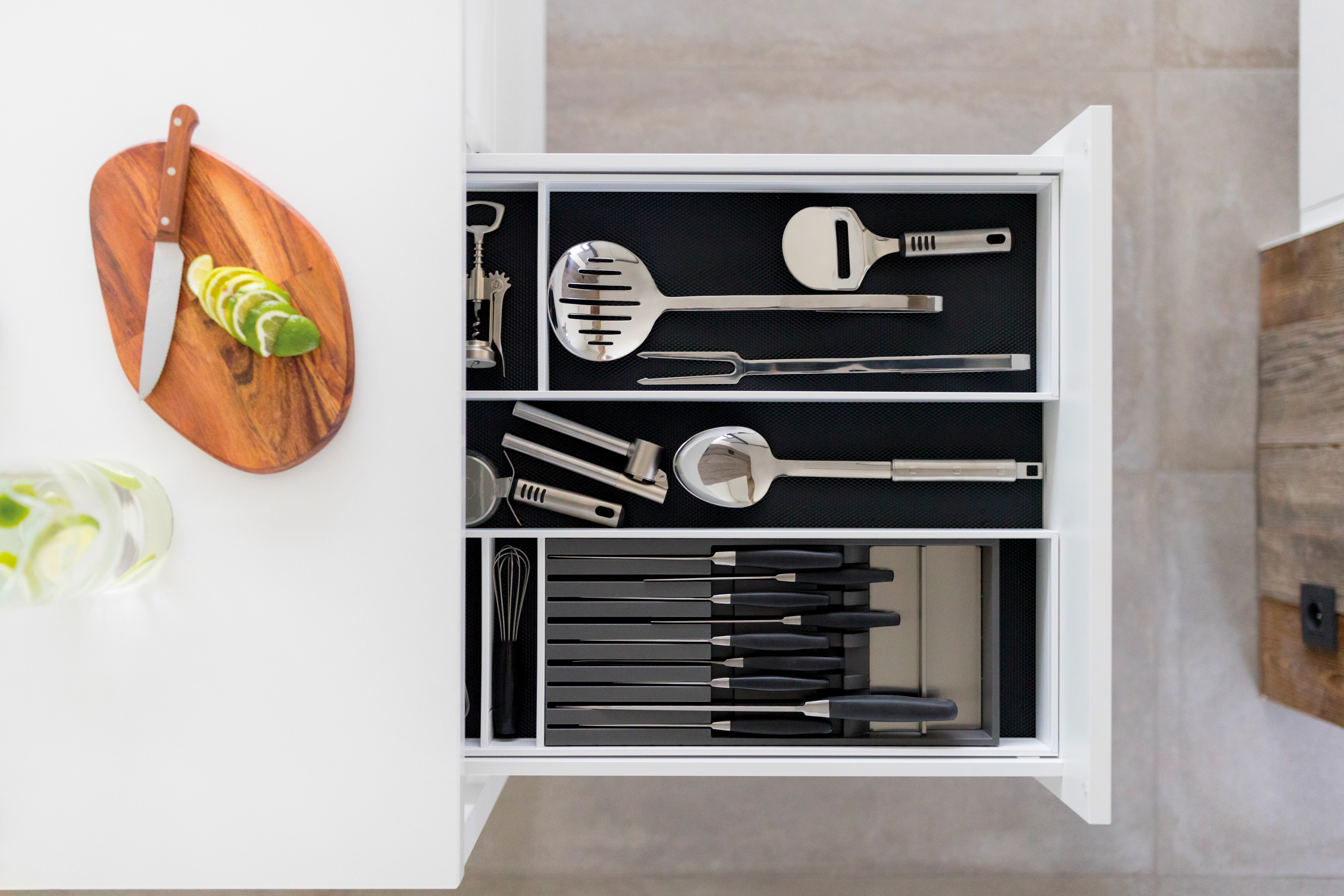 Werkbestek lade-indeling | Orgalux