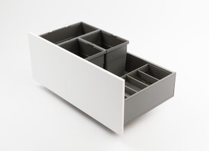 Afvalemmers met flessenhouder | Orgalux