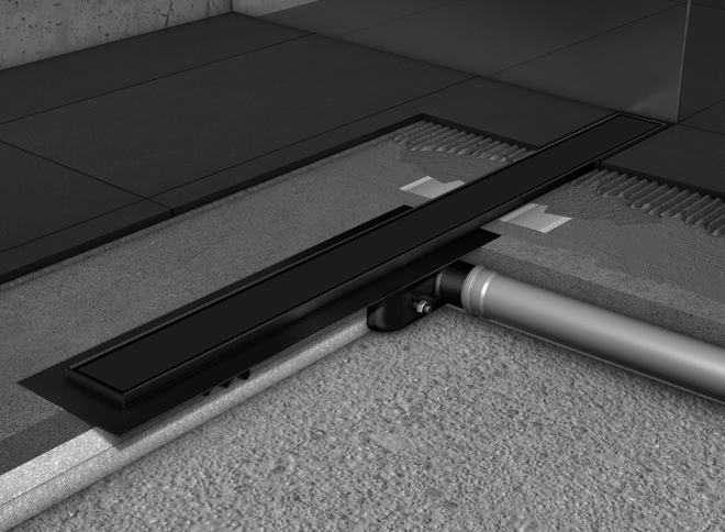 Zwarte douchegoot voor ultiem design |  ACO ShowerDrain