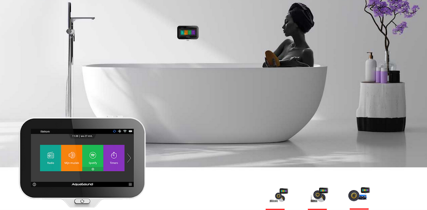 Waterdichte mediaproducten | AquaSound