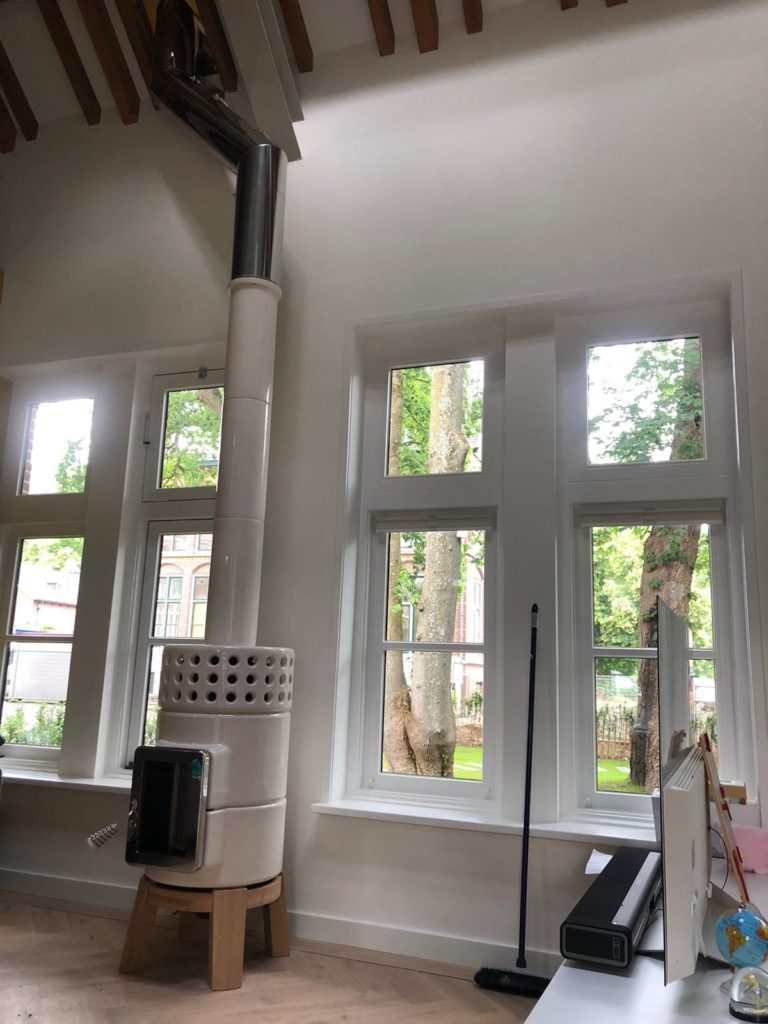 Ronde keramische kachel | Art of Fire