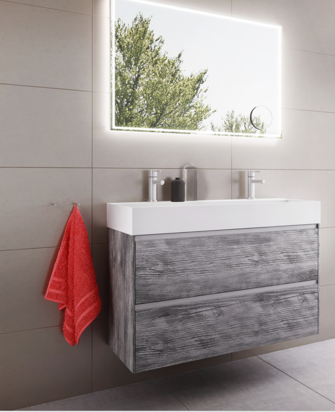 Badmeubelserie Square | H&R Badmeubelen