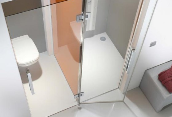 Zwaaideur van Hüppe voor douche of entree badkamer - Hüppe